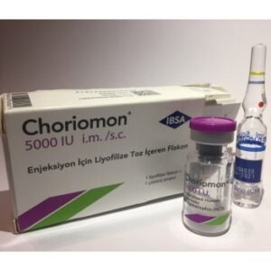 Choriomon (HCG) 5000 iu/vial + 1 amp solvent
