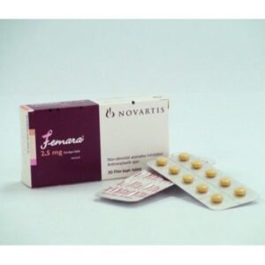 Femara (Letrozole) 30 tabs 2.5 mg/tab
