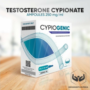 Buy original GenisQ Pharma Cypiogenic (TESTOSTERONE CYPIONATE) 250mg/ml 10amps