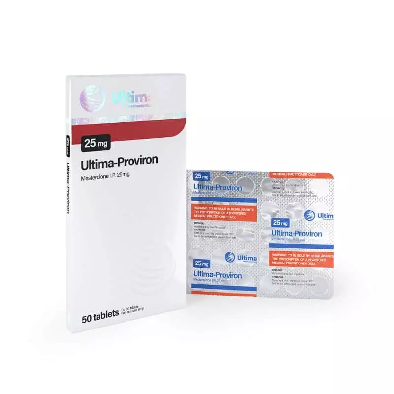 Proviron Ultima Pharmaceuticals 25mg, 50tabs